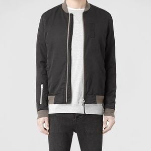 All Saints ‘Marden Bomber’ Jacket Black Small NWOT
